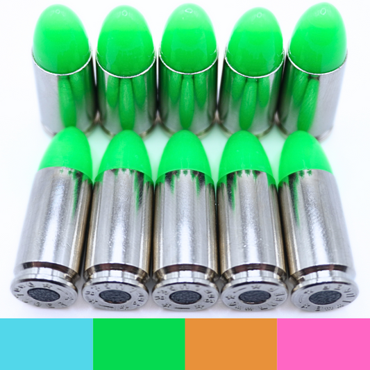 Eagle Munitions, LLC. Premium 9mm Snap Caps - Dry Fire Rounds - Dummy Rounds (Green, 20 Count)