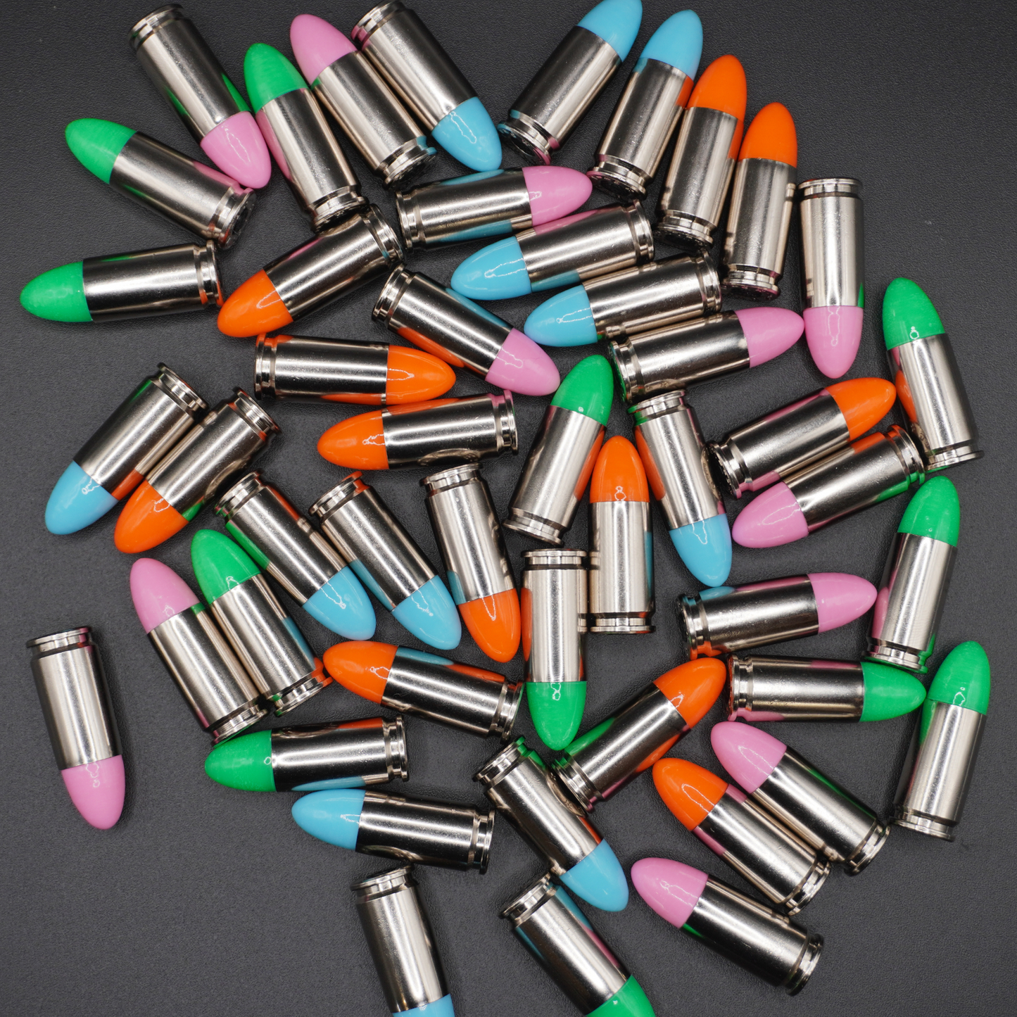 Eagle Munitions, LLC. Premium 9mm Snap Caps - Dry Fire Rounds - Dummy Rounds (Orange, 10 Count)