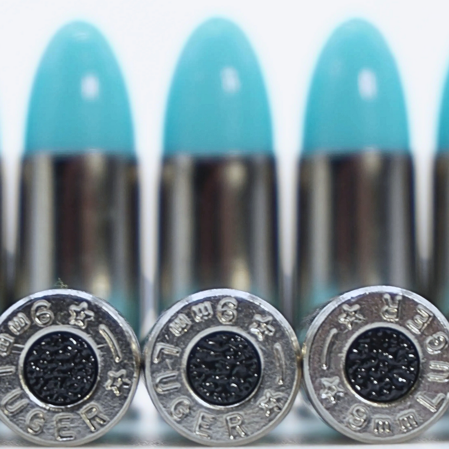 Premium 9mm Snap Caps - Dry Fire Rounds - Dummy Rounds (Blue, 10 Count)