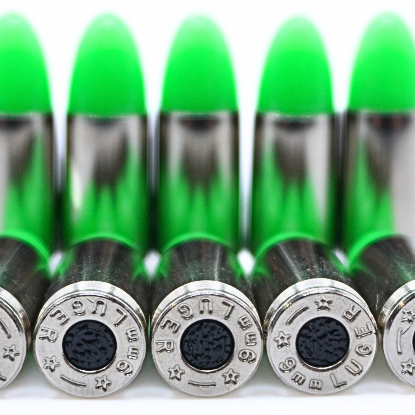 Eagle Munitions, LLC. Premium 9mm Snap Caps - Dry Fire Rounds - Dummy Rounds (Green, 10 Count)