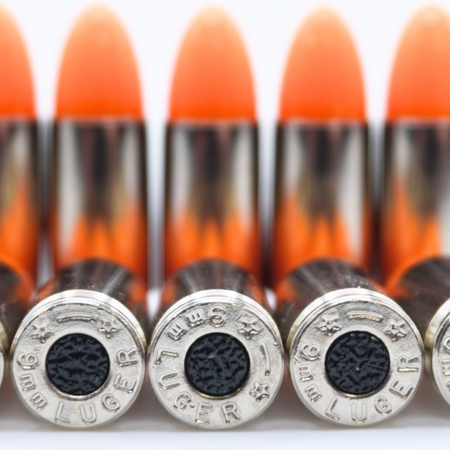 Eagle Munitions, LLC. Premium 9mm Snap Caps - Dry Fire Rounds - Dummy Rounds (Orange, 10 Count)